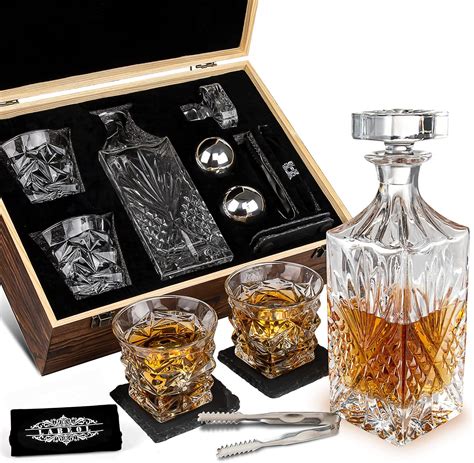 whiskey glass gift set
